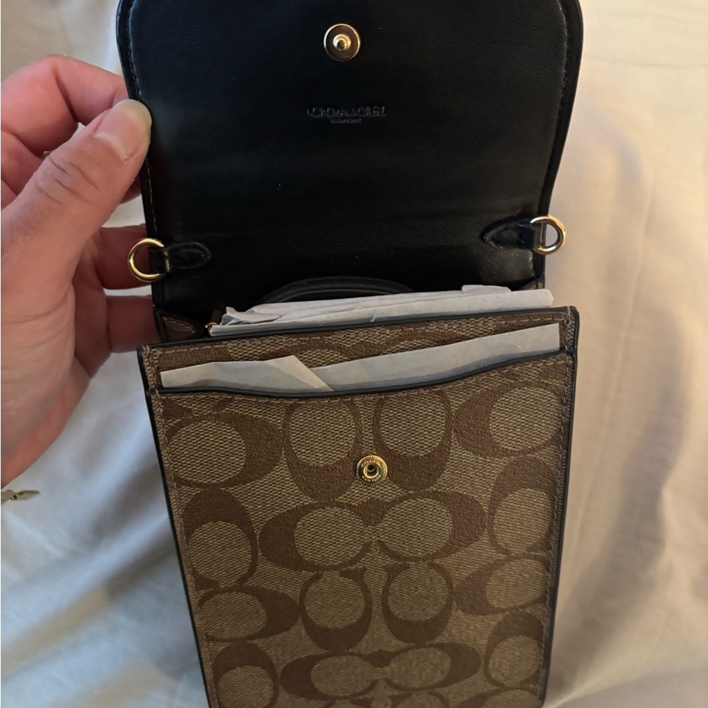 Coach Black and Brown Mini Bag - Picture 7 of 10
